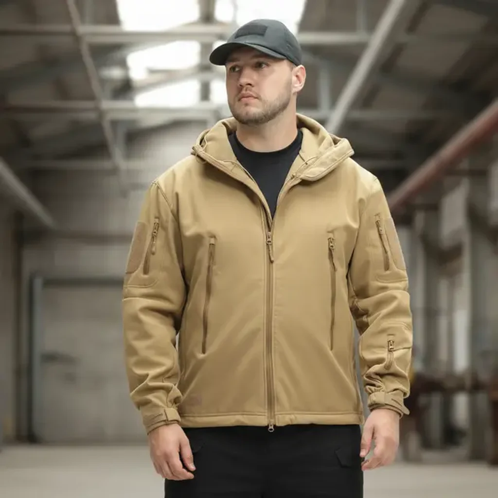 Тактична куртка ESDY Softshell із капюшоном