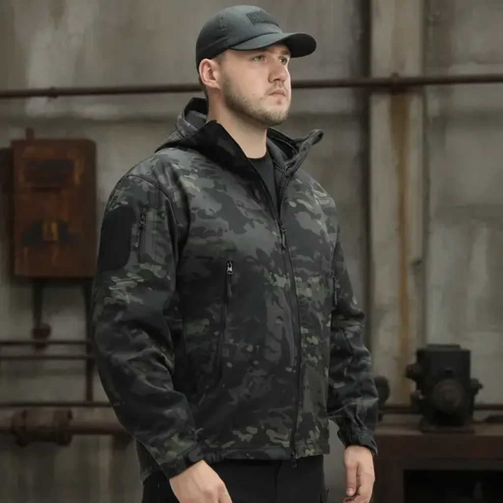 Тактична куртка ESDY Softshell із капюшоном