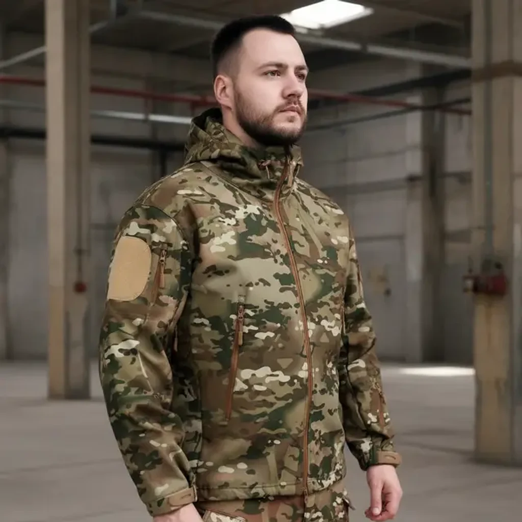 Тактична куртка ESDY Softshell із капюшоном