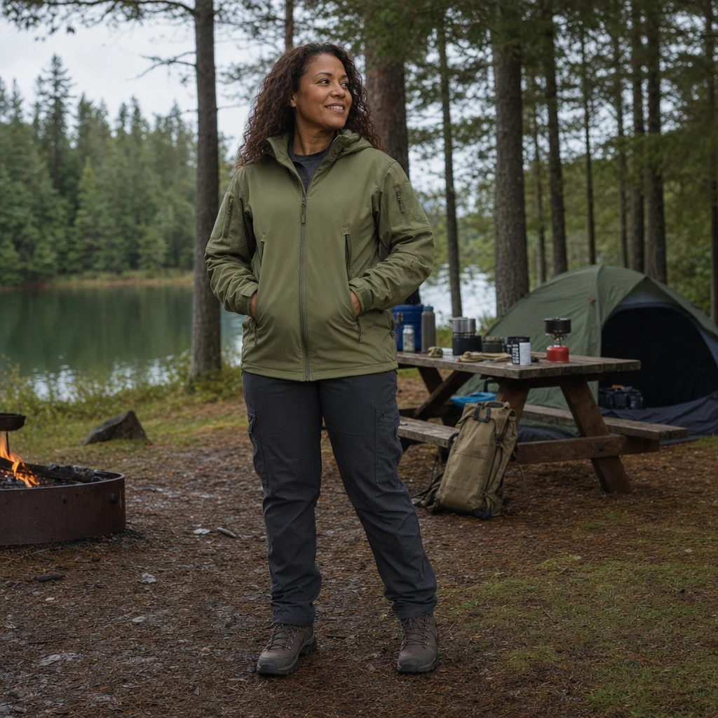 Тактична куртка ESDY Softshell із капюшоном