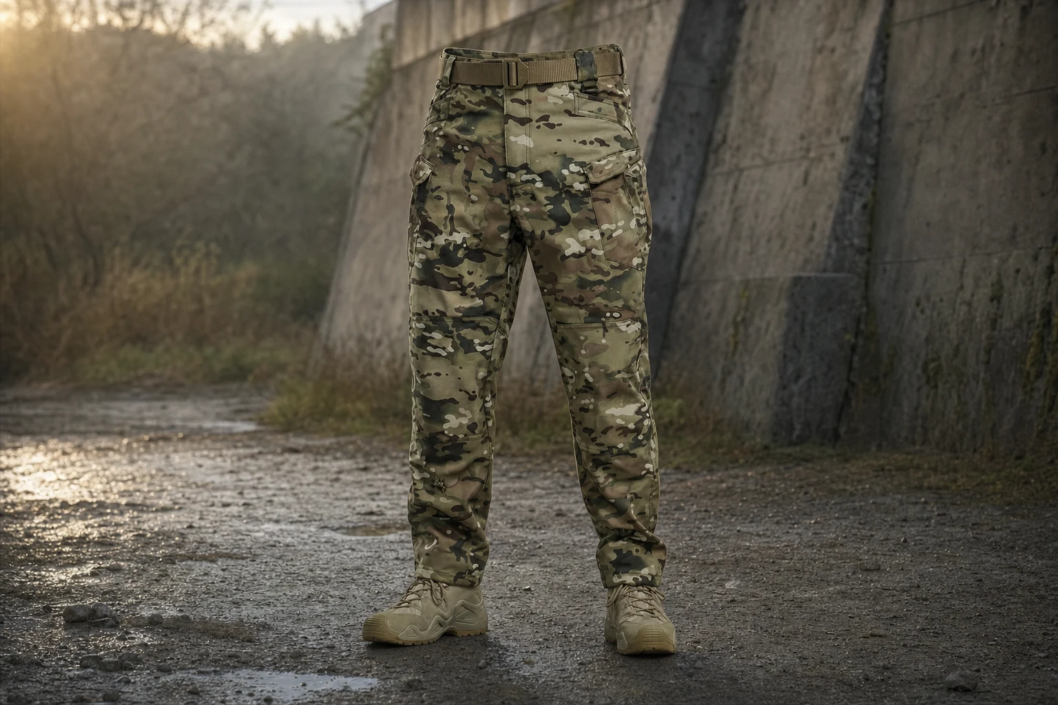 «Утеплені тактичні штани софтшел IX-7 ESDY» — товар у сцені